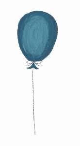 Watercolor ballon logo